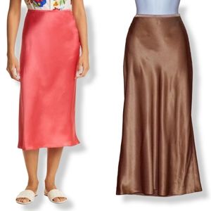 NWT Careste 100% Silk Skirt